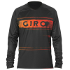 Giro Men's Roust Jersey LS Size Small in Black/Charcoal Transition