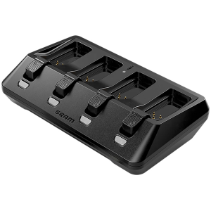 SRAM AXS 4-Port Battery Charger w/o Cord - Compatible AXS Batteries used on eTap RockShox AXS Components Battery sold separate