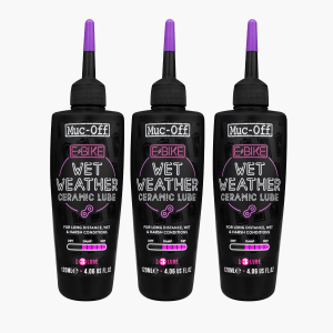eBike Wet Chain Lube - 3 x 120ml