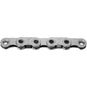 KMC X-Flat EPT Waxed Chain - 12/13-Speed 126 Links Compatible SRAM T-Type AXS Systems Silver