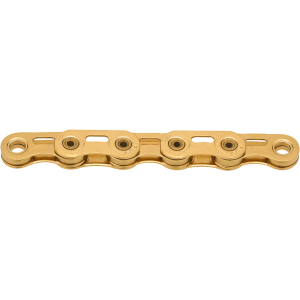 KMC XSL Flat Waxed Chain - 12/13-Speed 126 Links Compatible SRAM T-Type AXS Systems Ti Gold