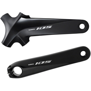 N+1 Bikes Shimano 105 FC-R7000 Crankset - 172.5mm 11-Speed W/O Rings 110 BCD Hollowtech Crank Arms Hollowtech II Spindle Interface BLK - $130.00 at N+1 Bikes
