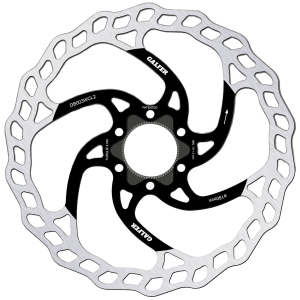 N+1 Bikes Galfer 180mm Rotor Center Lock 2.0mm Black/Silver - $79.00 at N+1 Bikes