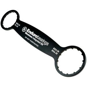 Enduro BBT-036 Flat Wrench Bottom Bracket Tool - 46mm x 12-spline 41 mm x 16-spline Interfaces For Maxhit BSA-24 FC-25 29 30