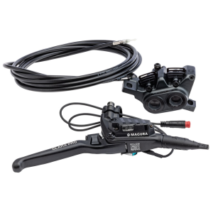 N+1 Bikes Magura Clara Pro Disc Brake Lever - Right Side Lever Post Mount 4-Piston Aluminum Lever Blade W/Higo Closer BLK - $359.00 at N+1 Bikes