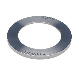 5DEV Titanium Headset Slam Cap - 1-1/8" 1mm Raw Ti