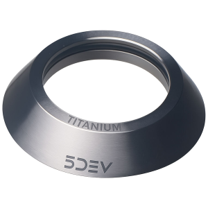 5DEV Titanium Headset Top Cover - 1-1/8" Raw Ti