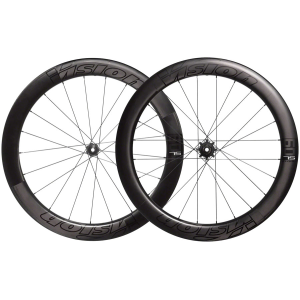N+1 Bikes Vision Metron 60 SL TL Disc Wheelset - 700 12x100mm/12x142mm Center-Lock XDR Carbon BLK - $2536.00 at N+1 Bikes
