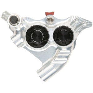 Hope RX4+ SL Disc Brake Caliper - Rear Flat Mount Direct +20mm Mineral Oil Type Silver