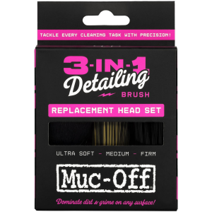 Muc-Off 3-in-1 Detail Brush Replacement Head Set