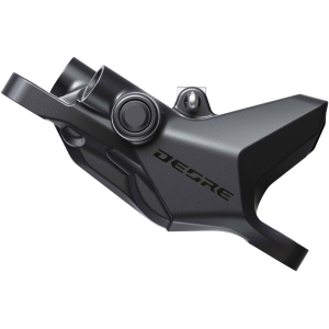 N+1 Bikes Shimano Deore BR-M6200 Disc Brake Caliper - Front Rear Post Mount 2-Piston Includes G04S-MX Metal Pads Gray - $50.00 at N+1 Bikes