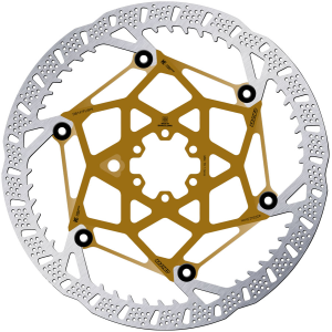 N+1 Bikes Galfer Shark Evo Disc Brake Rotor - 223mm x 2.0mm 6-Bolt Kashima - $155.00 at N+1 Bikes