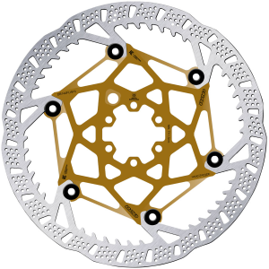N+1 Bikes Galfer Shark Evo Disc Brake Rotor - 203mm x 2.0mm 6-Bolt Kashima - $147.00 at N+1 Bikes