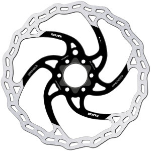 N+1 Bikes Galfer 203mm Rotor Center Lock 2.0mm Black/Silver - $87.00 at N+1 Bikes
