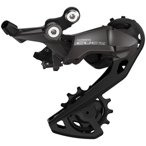 Shimano CUES RD-U6040 Rear Derailleur - 11-Speed Shadow RD Design Top Normal Direct Attach Long Cage BLK