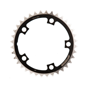 FSA Gossamer/Omega Pro Road Chainring Teeth: 36 Speed: 10/11 BCD: 110 Bolts: 5 Inner Aluminum Black