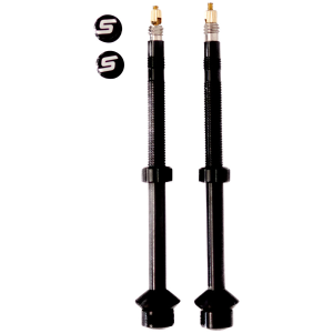 Stan's Tubeless Universal + Valves Stems - Alloy Deep Pair 65mm Black