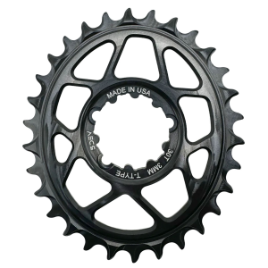 N+1 Bikes 5Dev T-Type Oval 3-Bolt Chainring 3mm Offst 30T Blk - $99.00 at N+1 Bikes