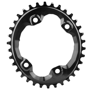 N+1 Bikes absoluteBLACK XT Asym 96BCD Oval Chainring 30T Black - $83.95 at N+1 Bikes