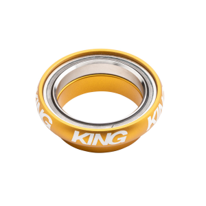 N+1 Bikes Chris King AeroSet Headset Upper Cup Bearing - 1-1/2" Matte Gold 50th Anniversary - $113.00 at N+1 Bikes