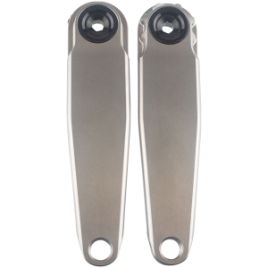 5DEV RGXC Titanium Crankset - 160mm 8-Bolt DM Chainring Interface Raw Ti