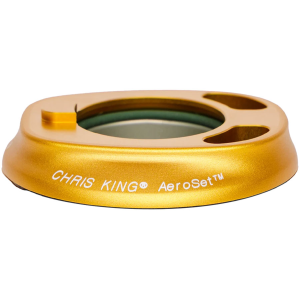 Chris King AeroSet 3 Headset Bearing Cap Assembly - For ENVE In-Route System Matte Gold 50th Anniversary