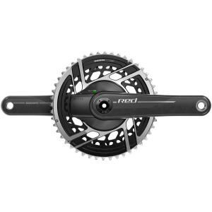 N+1 Bikes SRAM RED AXS Power Meter Crankset - 170mm 2x 12-Speed 50/37t 8-Bolt Direct Mount DUB Spindle Interface Natural Carbon E1 - $1320.00 at N+1 Bikes