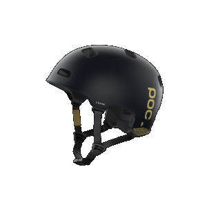 POC Crane MIPS Fabio Ed. Bike Helmet - Uranium Black Matt/Gold / S
