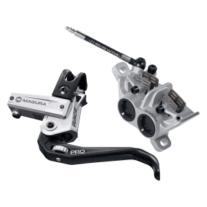Magura Race Pro MTB Hydraulic Disc Brake Front Post mount Disc: 180 to 220mm (not included) 310g Silver