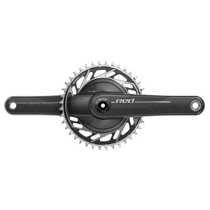 N+1 Bikes SRAM Red AXS 1x XPLR Power Meter E1 Power Meter Crankset Speed: 12/13 Spindle: 28.99mm BCD: Thread Mount 42 DUB 167.5mm Black Road Disc - $1210.00 at N+1 Bikes