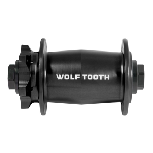 Wolf Tooth Mountain Front Hub - 15 x 110mm 6-Bolt Black J-Bend 28H
