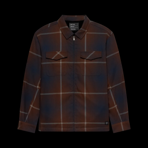 Survivalist Fire Sasquatch Long Sleeve Shirt - Dark Brown / S