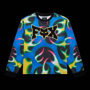 Fox LAB Quasi Flame Jersey - Blue / XS