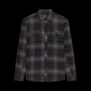 Survivalist Stretch Flannel Long Sleeve Shirt - Black / S