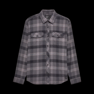 Survivalist Core Flannel Long Sleeve Shirt - Dark Shadow Grey / S
