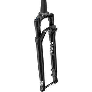 N+1 Bikes RockShox RUDY XL Ultimate Race Day 2 Suspension Fork - 700c 50 mm 12 x 100 mm 45 mm Offset Gloss BLK A1 - $929.00 at N+1 Bikes