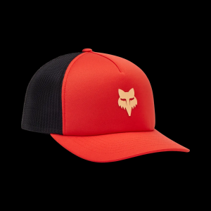 Womens Boundary Trucker Hat - Atomic Orange / One Size
