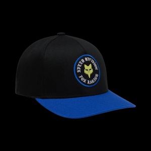 Youth Badge Snapback Hat - Black / One Size