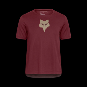 Youth Ranger Fox Head Jersey - Rust Brown / Youth Small