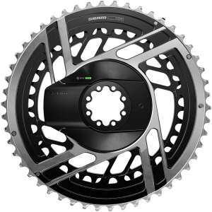 N+1 Bikes SRAM RED AXS 2x Power Meter Chainring Kit - 48/35t 2x12-Speed 8-Bolt Direct Mount BLK/Silver E1 - $880.00 at N+1 Bikes