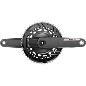 N+1 Bikes SRAM Force AXS Power Meter Crankset - 172.5mm 12-Speed 50/37t Thread Mount 8-Bolt PM Spider DUB Spindle Carbon E1 - $865.00 at N+1 Bikes