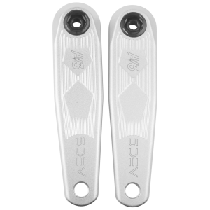 5Dev AV3 Cranks 165mm No Spindle Clear/Silver