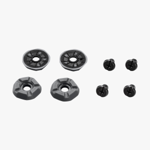 Low Profile Resin Spikes - GRAY / ONE