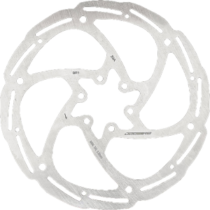 N+1 Bikes Jagwire Basics BR1 Disc Brake Rotor - 203mm 6-Bolt 1.8mm Thickness - $34.99 at N+1 Bikes