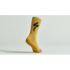 Specialized Cotton Tall Logo Sock Harvest Gold L