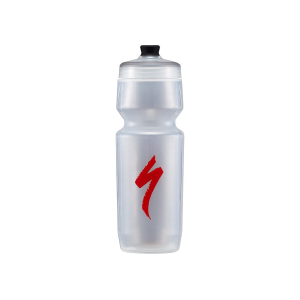Specialized 23 Oz Purist Hydroflo Omni Bottle S-Logo Trans/Red 23 Oz