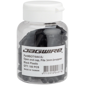N+1 Bikes Jagwire Open Plastic Dropper Seatpost Cable Housing End Caps - 3mm Bottle/100 BLK - $59.99 at N+1 Bikes