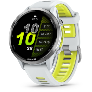 N+1 Bikes Garmin Forerunner 970 SmartWatch - Whitestone/Amp Yellow - $749.99 at N+1 Bikes