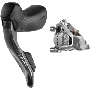 N+1 Bikes SRAM RED eTap AXS HRD Shift/Brake Lever Hydraulic Disc Caliper - Left/Front Flat Mount 20mm Offset 950mm Hose BLK E1 - $745.00 at N+1 Bikes