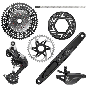 SRAM Eagle 90 Ebike Groupset -  170mm Brose 36T Clip-on Guard Chain XS-1275 10-52t Single Click Shifter Rear Derailleur